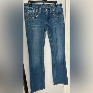 Miss Me Blue Straight Leg Jeans